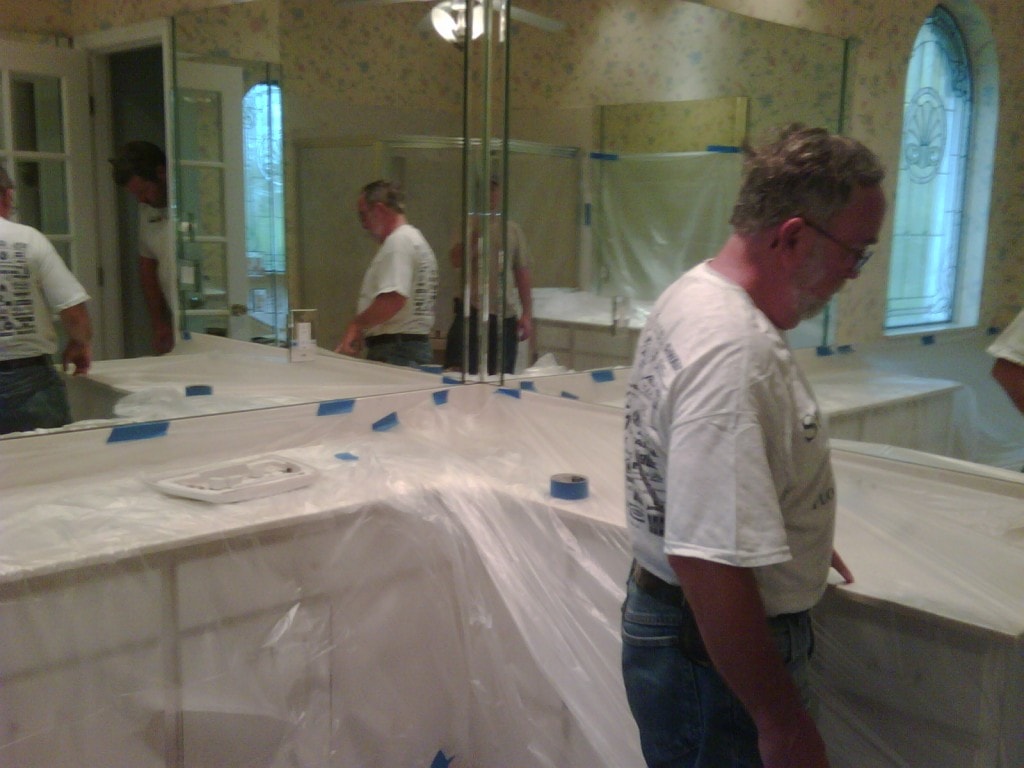 Protecting the work area