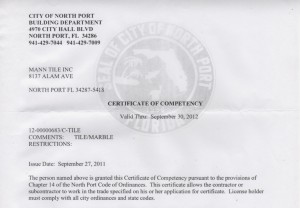 NP Certificate of Competency 1