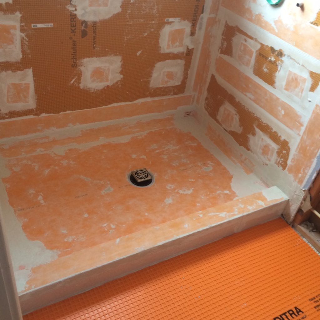 I Should Be Waterproofing My What 2 Kerdi Schluter Shower Systems