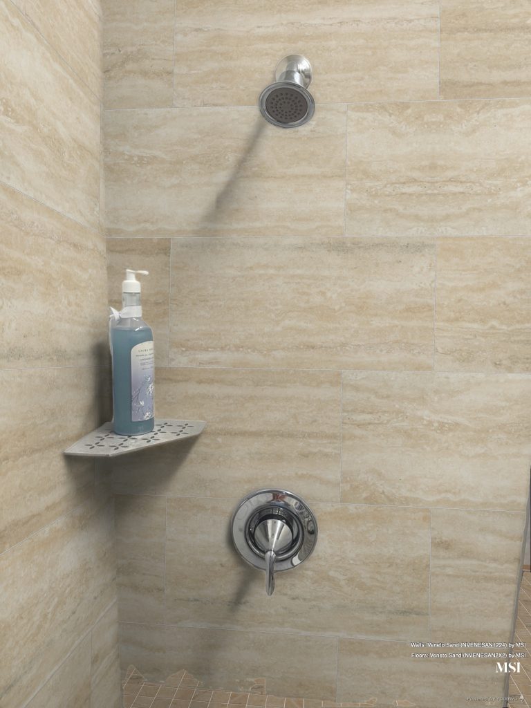 Slash Costs and Tile a Stunning DIY Shower Re-Do in Englewood, Venice, North Port, Port Charlotte, or Boca Grande 2 Ready to install Beige Look Shower Kit