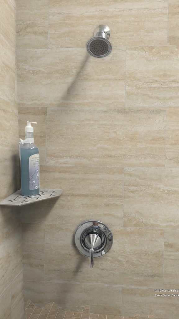 Ready to install Beige Look Shower Kit