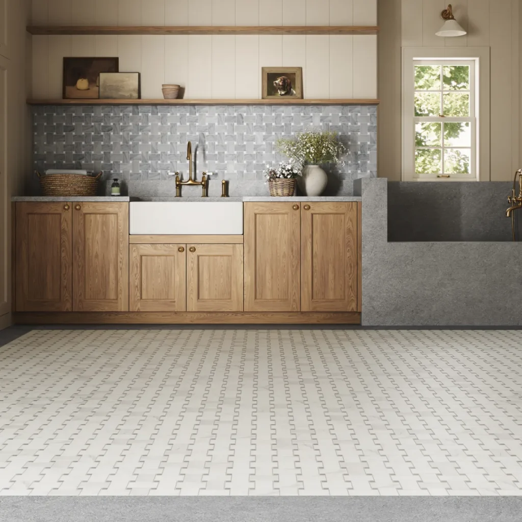 6 Most Googled Backsplash Tile Patterns (And How to Choose the Right One) 5 BedrosiansBasketweave1