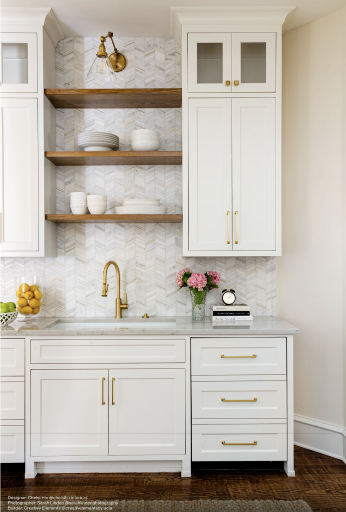 6 Most Googled Backsplash Tile Patterns (And How to Choose the Right One) 4 Chevron