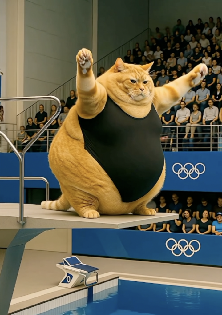 Is This Tile Video Fake? (4 steps to spot AI in tile content) 4 AI Cat Olympics