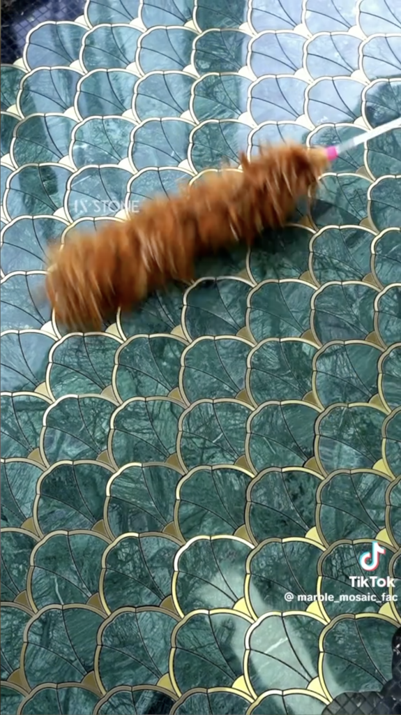 Is This Tile Video Fake? (4 steps to spot AI in tile content) 3 AI- duster