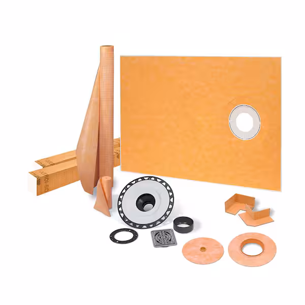 Waterproofing: More on Why We Prefer Schluter Over Old Shower Water-in/Water-Out Methods 4 Schluter Shower System - waterproofing
