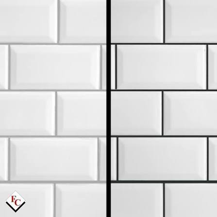 Should Your Grout Match Your Tile—or Contrast With It? 3 subway tile grout contrast
